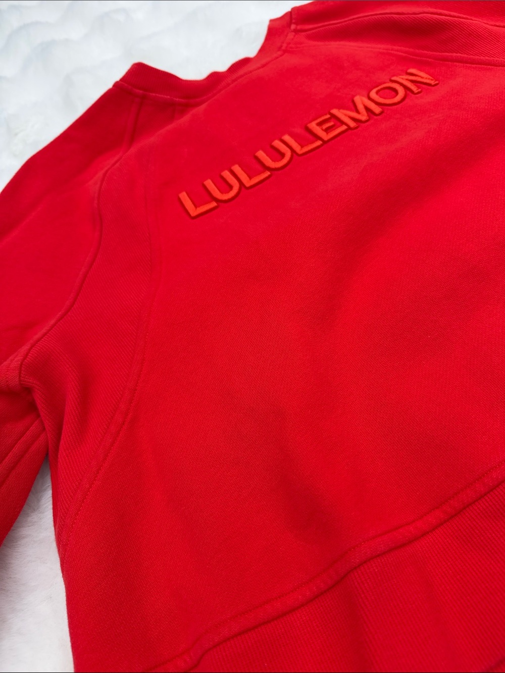 Lululemon scuba oversized Red Pullover Sweatshirt M/L - Picture 5 of 10